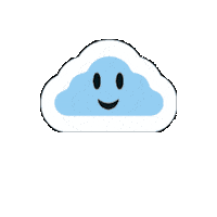 Cloud Kos Sticker by Druck und Werte Creatives
