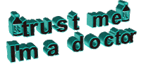 trust me im a doctor Sticker by AnimatedText