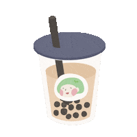 Boba Tea Sticker by ApplePan