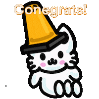 Cats Hat Sticker