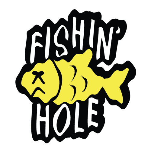 Gone Fishing Fish Sticker by Mr. Mercedes