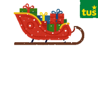 Merry Xmas Christmas Sticker by Tuš