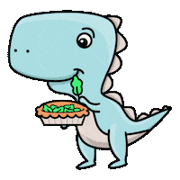 Plant Dino Sticker by Brenfi
