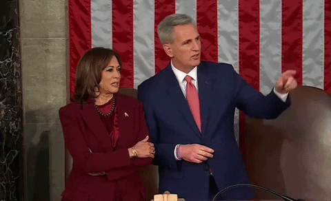 Chatting Kamala Harris GIF by GIPHY News