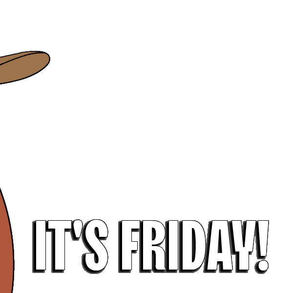 Its Friday Sticker by Pudgy Penguins
