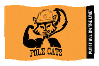 sltc99 flag lineman linemen woodwalkers Sticker