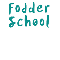 Fodder School Sticker by willaworkshops