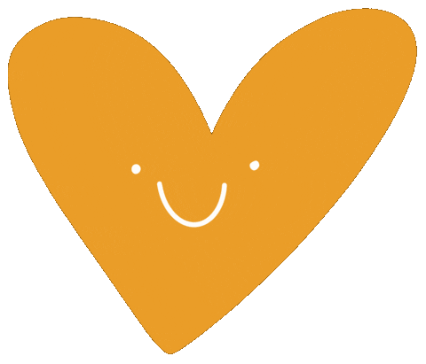 Sari Yellow Heart Sticker