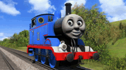 KingsFilmsSiddhant happy train thomas trains GIF