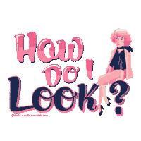 Drop Out How Do I Look Sticker by Paramount Movies