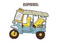 Car Driving Sticker by kapunka