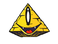 Monster Spinning Sticker