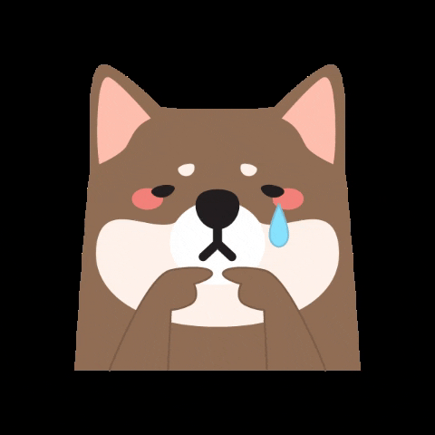 allisonchan2 giphygifmaker dog sad tears GIF