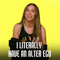 I literally have an alter ego.