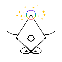 thewakeupconcept amor meditation wake up concept Sticker