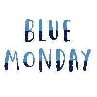 Blue Monday Sticker