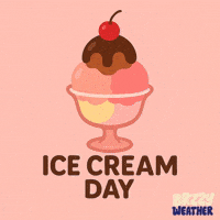 National Ice Cream Day GIF by Brzzy