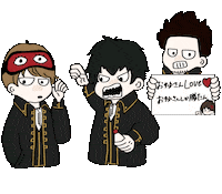 o___21y かめおspyairdoes邦ロック 銀魂ジャンプアニメ よろずや万事屋真選組しんせんぐみjoy4 Sticker