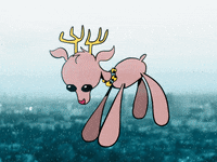 Merry Christmas Reindeer GIF by sarahmaes
