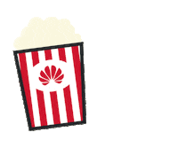 cinema popcorn Sticker by Huawei Mobile Deutschland