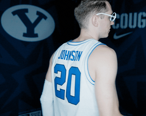 Byu Basketball Sport GIF by BYU Cougars