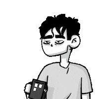 coffee dark Sticker by sandserif