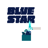 Blue Star Sticker