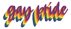 Gay Pride Sticker by Kelley Bren Burke