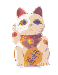 Cat Wink Sticker by twotribes