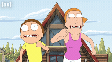 Rick And Morty Running GIF by Adult Swim