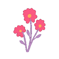 Flower Sticker