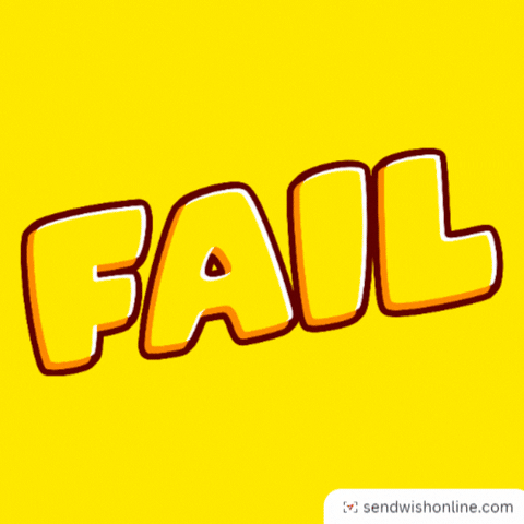 Epic Fail GIF by sendwishonline.com