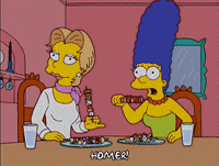 marge simpson eating GIF