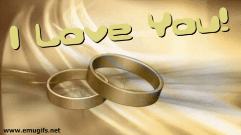 Emugifs giphygifmaker love wedding couple GIF