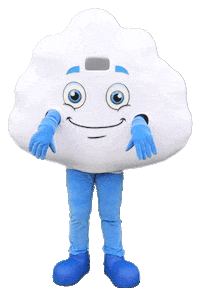 StraQ-marketing cloud wolk glasvezel hellendoorn Sticker