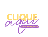 Cliqueaqui Sticker by Paola Machado