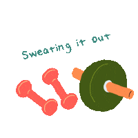 Workout Sweating Sticker by PARKROYALCOLLECTION