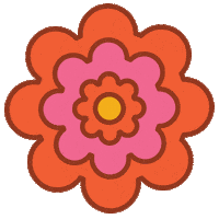 Pink Flower Sticker by Lights Lacquer