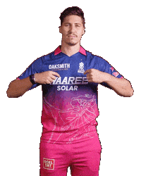 Halla Bol Pink Sticker by Rajasthan Royals