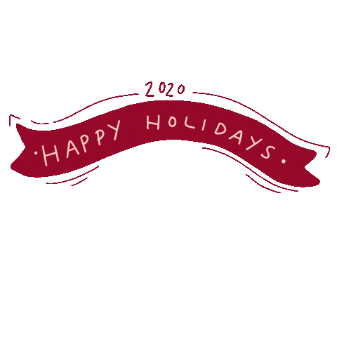 Merry Christmas Happy Holidays Sticker by The Refinery