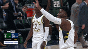 high five victor oladipo GIF by NBA