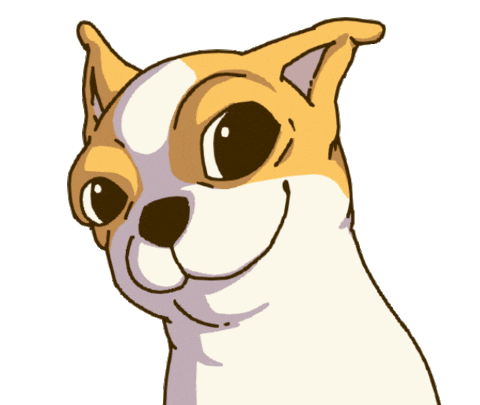 Animation Dog Sticker