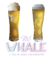 Whaleavl cheers whale craft beer avl Sticker