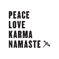 Peace Love Sticker by Dfly