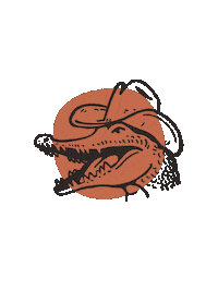 Hat Florida Sticker