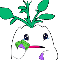 Sad Money Sticker by Magic Eden