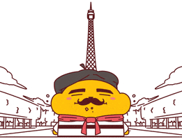 France Eating GIF by Nattan_Universe