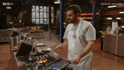 Fire Cooking GIF by MasterChefAU