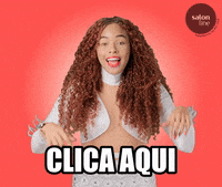 Clica Aqui Cabelo Cacheado GIF by Salon Line