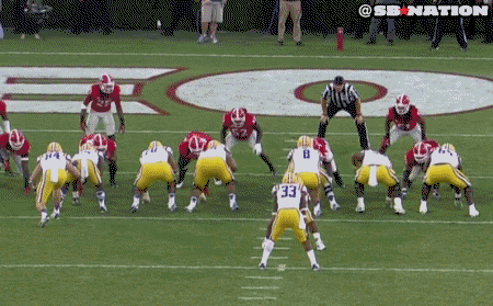 lsu uga GIF by SB Nation